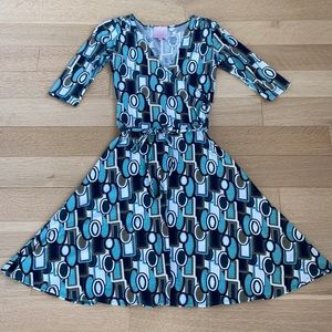 Romeo & Juliet Couture Faux Wrap Midi Dress